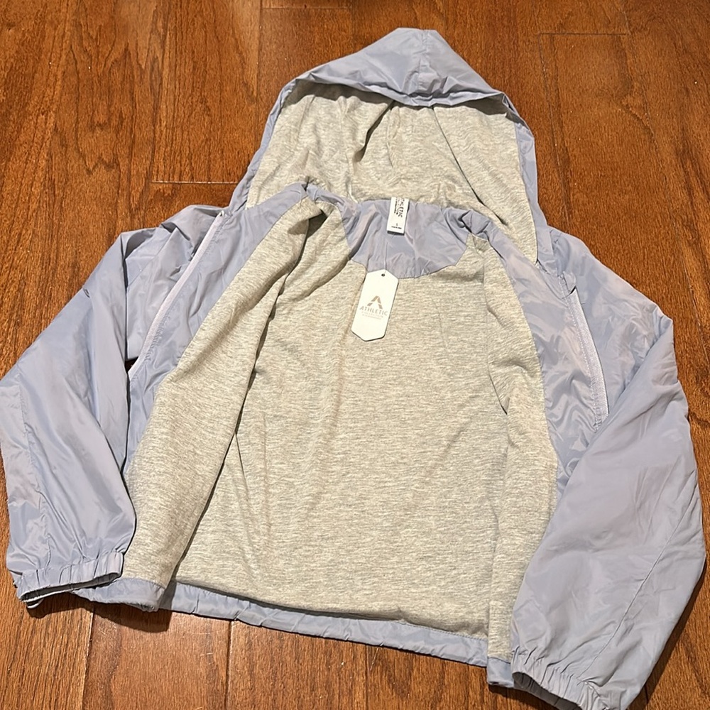 Athletic Collection by 26 International Icelandic Blue windbreaker jacket - Picture 3 of 7